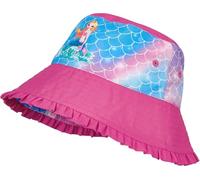 Playshoes Mädchen UV-Schutz Sonnenhut Bademütze Kopfbedeckung, Meerjungfrau, 55cm