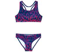 Playshoes Mädchen Zweiteiler Bikini, Marine Allover, 158 cm-164 cm