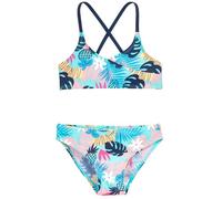 Playshoes Mädchen Zweiteiler Bikini, Petrol Tropisch, 122-128