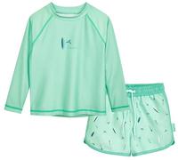 Playshoes Mädchen Zweiteiler Lang Rash-Guard-Set, Mint Langarm Surfbrett, 98-104