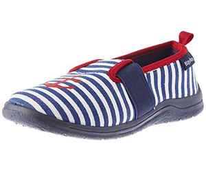 Playshoes MARITIM, Unisex-Kinder Niedrige Hausschuhe, Blau (Marine/Weiß 171), 18/19 EU (2 Child UK)