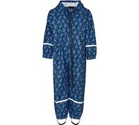 Playshoes Kinder Regen-Overall Baustelle Allover Marine-104