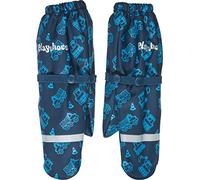 Playshoes Kinder Matschhandschuh mit Fleece-Futter Baustelle Marine-1