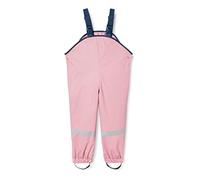 Playshoes Matschhose Regenlatzhose Fleece-Futter Unisex Kinder Wind- und wasserdichte Regenhose Regenbekleidung, rosa Pastell, 116