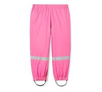 Playshoes Matschhose Regenlatzhose Fleece-Futter Unisex Kinder Wind- und wasserdichte Regenhose Regenbekleidung, pink Bundhose, 92