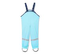 Playshoes Matschhose Regenlatzhose Ungefüttert Unisex Kinder Wind- und wasserdichte Regenhose Regenbekleidung, türkis, 104
