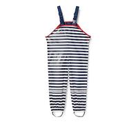 Playshoes Unisex Kinder Matschhose Regenlatzhose Ungefüttert Wind-und wasserdichte Regenhose Regenbekleidung, Maritim, 98