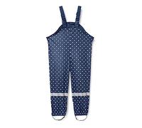Playshoes Wind- und wasserdichte Regenhose Regenbekleidung Unisex Kinder,Marine Punkte,98