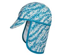Playshoes Nackenschutzcap in Blau - Größe 49 cm | Baby Muetzen