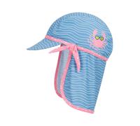 Playshoes Nackenschutzcap "Krebs" in Hellblau - Größe 53 cm | Baby Caps Huete