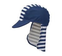 Playshoes Nackenschutzcap "Maritim" in Weiß - Größe 53 cm | Baby Caps Huete