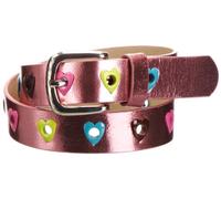 Playshoes Unisex Pu-Gürtel, pink Herzchen, 70cm