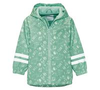 Playshoes Regen-Jacke mit Reflektoren & Fleecefutter - Waldtiere - Grün - Gr. 80
