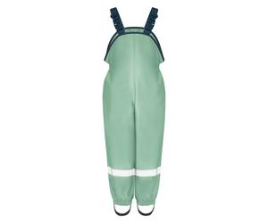 Playshoes Regen-Latzhose - Grün - Gr. 80