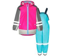 Playshoes Regen-Set, Zweiteilig 3-in-1 Regenjacke und Regenhose, Wasserdicht
