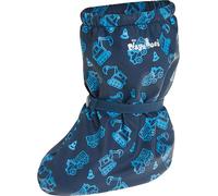 Playshoes Unisex Kinder Regenfüßlinge Mit Fleece-futter Regenschuh, Baustelle, Small EU