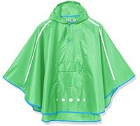 Playshoes Unisex Kinder Regen-Poncho Faltbar Regenjacke Regenmantel Regenbekleidung, grün, M