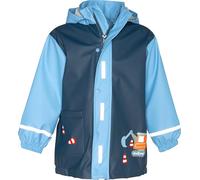 Playshoes Regenjacke Unisex Kinder Wind- und wasserdicht Regenmantel Regenbekleidung, Baustelle, 92