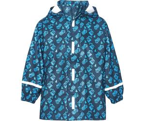 Playshoes Regenjacke Unisex Kinder Wind- und wasserdicht Regenmantel Regenbekleidung, Baustelle allover, 116