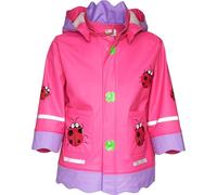 Playshoes Regenjacke Unisex Kinder Wind- und wasserdicht Regenmantel Regenbekleidung, Glückskäfer, 128
