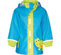 Playshoes Regenjacke Unisex Kinder Wind- und wasserdicht Regenmantel Regenbekleidung, Krokodil, 128