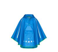 Playshoes Kinder Regenponcho faltbar blau-M