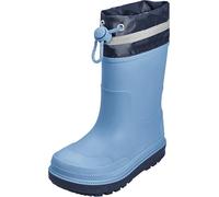 Playshoes Regenstiefel Gefüttert Unisex Kinder Gummistiefel, Blau Gefüttert, 33 EU