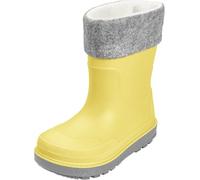 Playshoes Regenstiefel mit Futter (Herausnehmbar) Unisex Kinder Gummistiefel, Gelb Socke, 23 EU
