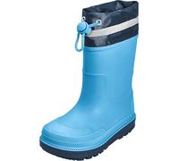Playshoes Regenstiefel Unisex Kinder Gummistiefel, Blau Stulpe, 28 EU