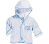Playshoes Schnizler Unisex Baby Jäckchen Interlock Elefant 813025, 17 - Bleu, 74