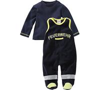 Schnizler Kinder Strampler-Set Nicki Feuerwehr Marine-68