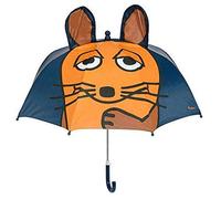 Playshoes Stockschirm mit kindgerechtem Mechanismus Unisex Kinder,marine 3D Die Maus,original