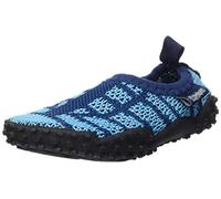 Playshoes Strick-Aqua-Schuhe, Aqua Schuhe, Blau (Marine/hellblau 639), 18/19 EU (2/3 Child UK)