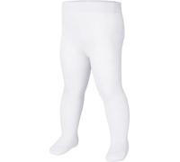 Playshoes Kinder Strumpfhose Uni Weiß-74/80
