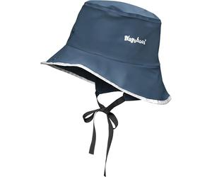 Playshoes Südwester Fleece-Futter Unisex Kinder Regenhut, Marine Fleece, 48-52