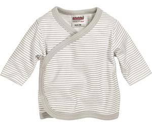 Playshoes Unisex Flügelhemd Langarm Ringel Baby-Oberteil, Natur, 44 EU