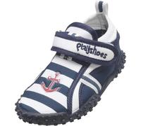 Playshoes Unisex Kinder Aquaschuhe Aqua-Schuhe Maritim, Marine Weiß Maritim, 24/25 EU