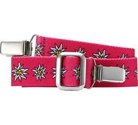Playshoes Unisex Kinder Elastik-Gürtel Clip Edelweiß 601240, 18 - Pink, 116-140