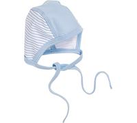 Playshoes - Erstlingsmütze Interlock Ringel blau 50/56