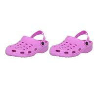Playshoes Unisex-Kinder Eva Clogs, Pink (Rose 14), 30/31 EU (Packung mit 2)