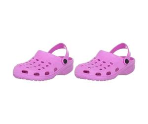 Playshoes Unisex-Kinder Eva Clogs, Pink (Rose 14), 30/31 EU (Packung mit 2)