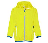 Playshoes Unisex Kinder Faltbare Regen-jacke Funktions-Jacke Regenmantel Regenbekleidung, Neongelb, 116 EU