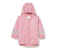 Playshoes Unisex Kinder Fleece-futter Regenmantel Regenjacke Regenbekleidung, Rosa Waldtiere, 98 EU