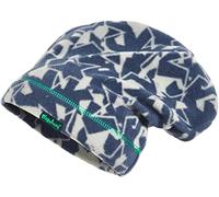 Playshoes - Kid's Fleece-Beanie Sterne Camouflage - Mütze, Gr. S-M 51 cm, blau/grau (Dunkelgrau)