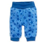 Playshoes Unisex Kinder Fleece-Pumphose Baby-Hose, Blau Sterne, 68