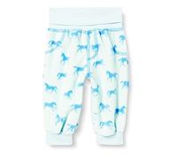 Playshoes Kinder Pumphose Fleece Pferde Türkis-80