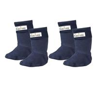 Playshoes Unisex Kinder-Fleece-Socken für Stiefel, 28/29 EU, Marine (Packung mit 2)
