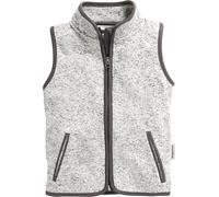 Playshoes Unisex Kinder Fleece Weste Fleeceweste, Grau Strick, 98 cm
