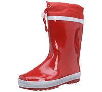 Playshoes Gummistiefel Basic – gefüttert, Naturkautschuk, Rot, Größe 28/29