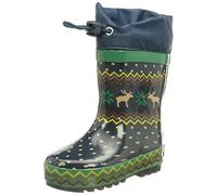 Playshoes Kinder Gummistiefel Norweger gefuettert Marine-20